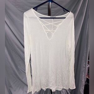 Flowy white long sleeve